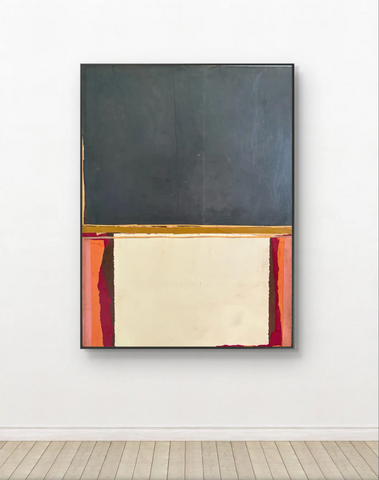 Barbara Beck 1960s Abstract Paper Collage on Board