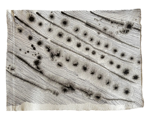 Barbara Beck 1970s Abstract Ink on Paper