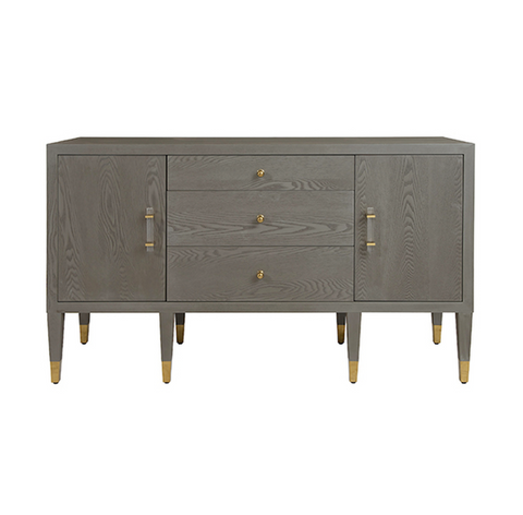 Worlds Away Amherst Buffet Smoke Grey - Matthew Izzo Home