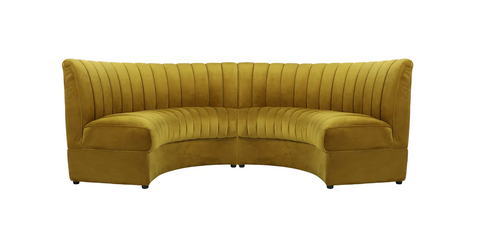 Conrad Retro Deminlune Sofa - Matthew Izzo Collection - Matthew Izzo Home