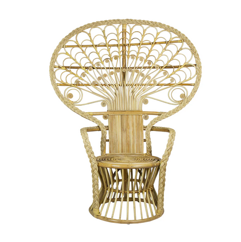 Cabana Peacock Chair - Matthew Izzo Collection - Matthew Izzo Home