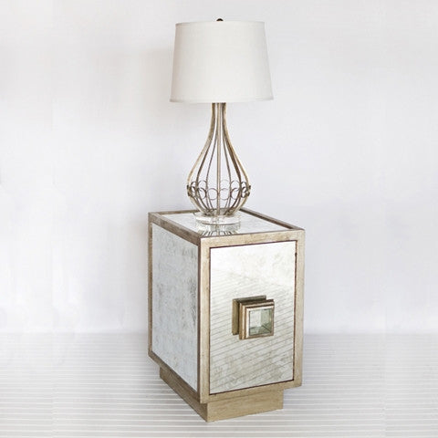 Worlds Away Savannah End Table - Matthew Izzo Home