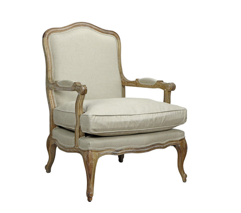 Perscilla Bergere Rustic Armchair - Matthew Izzo Collection - Matthew Izzo Home