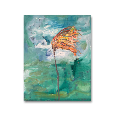 Flowers in the wind series, Oil on canvas by Matthew Izzo