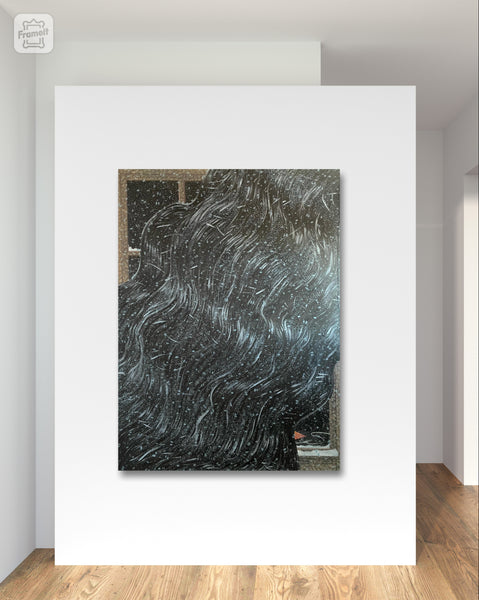 Michael Stamm Painting on Wood Panel