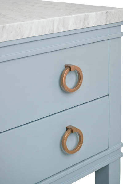 Cutler 36.5" Single Sink Bathroom Vanity - Matte Light Blue