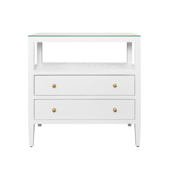 Douglas Two Drawer Side Table - Four Finish Options