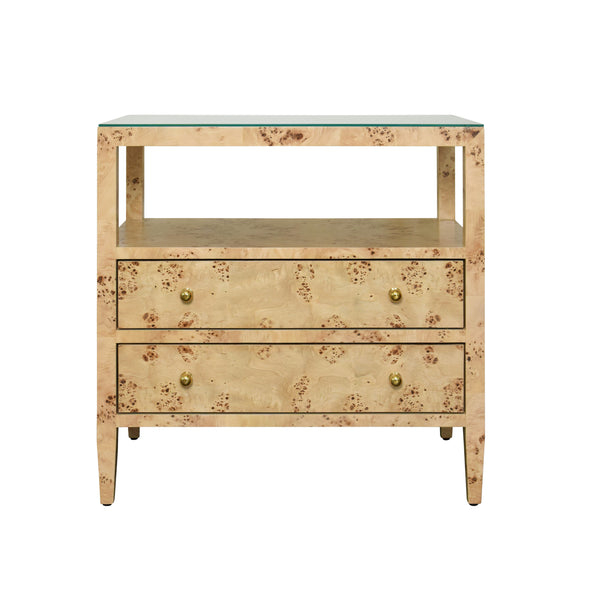 Douglas Two Drawer Side Table - Four Finish Options