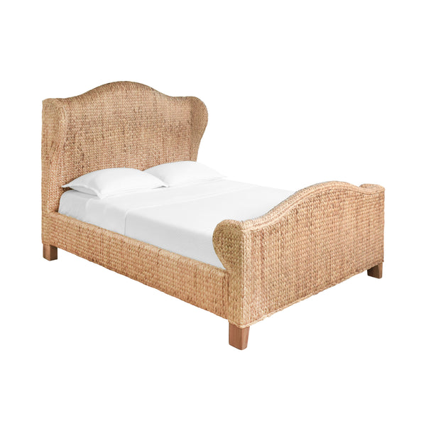Jovi Winged Headboard & Footboard with Side Rails - King, Queen, or Twin