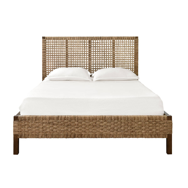 Karina Seagrass Headboard & Footboard w/Side Rails - King, Queen, or Twin