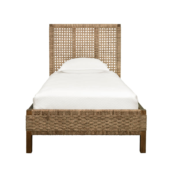 Karina Seagrass Headboard & Footboard w/Side Rails - King, Queen, or Twin
