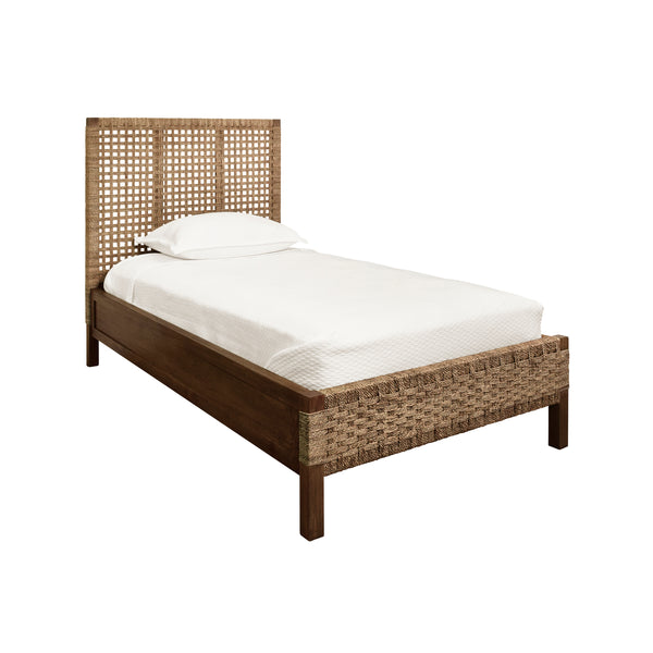 Karina Seagrass Headboard & Footboard w/Side Rails - King, Queen, or Twin