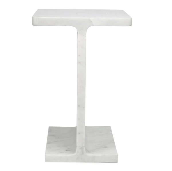 Numerals Marble Side Table - Matthew Izzo Collection