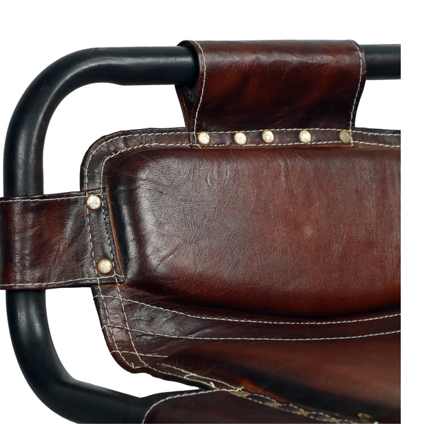 Nova Leather Stool - Matthew Izzo Collection