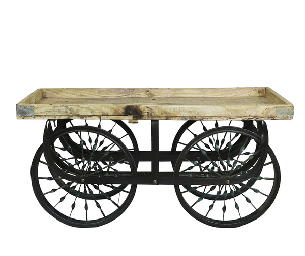 Wooden Trolley Cart - Matthew Izzo Collection