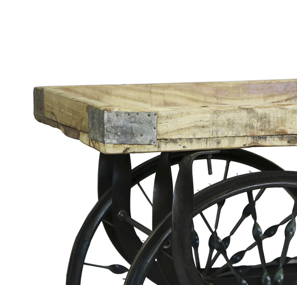 Wooden Trolley Cart - Matthew Izzo Collection