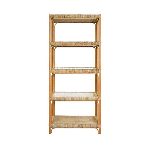 Hawthorn Rattan and Seagrass Etagere