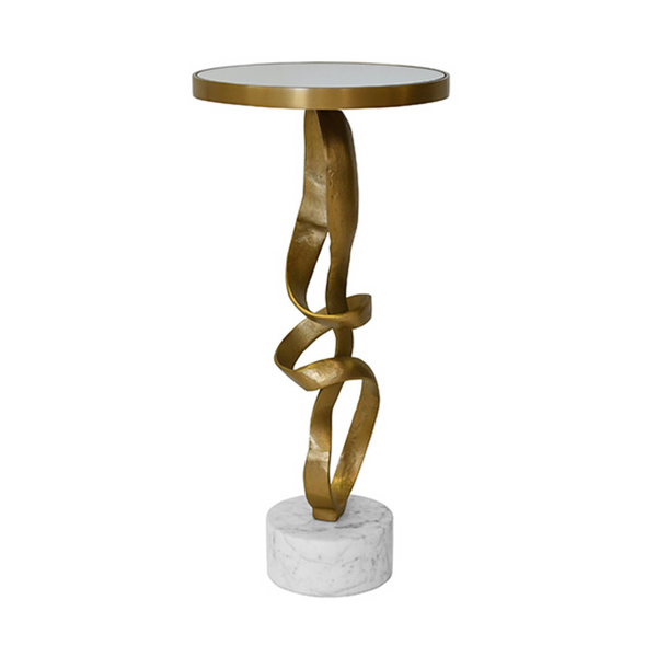 Olympia Round Sculptural Side Table