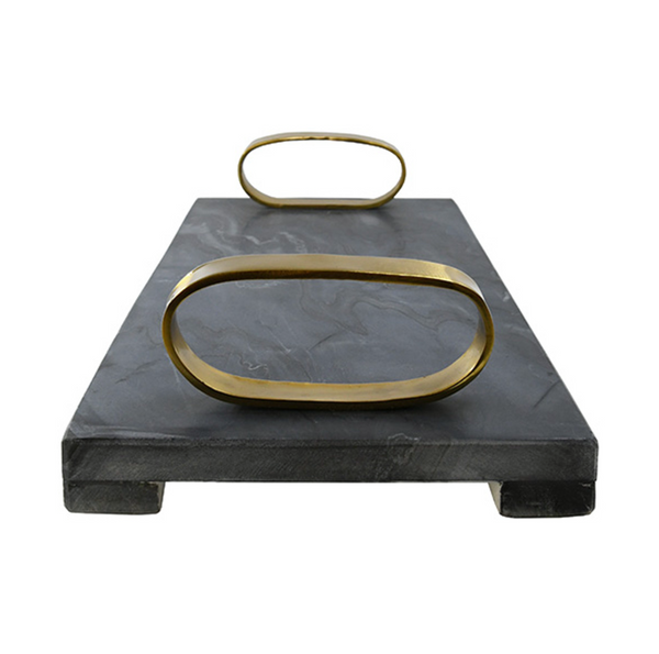 Tadeo Beige Marble Tray