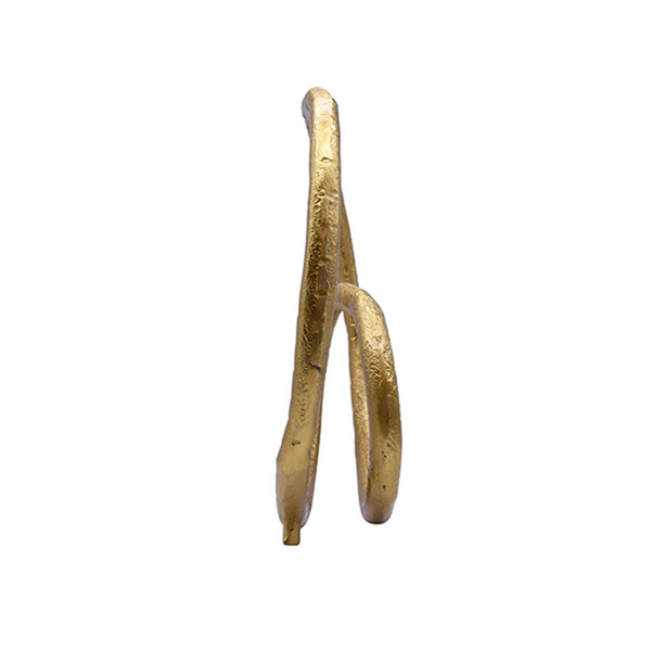 Orin Gold Leaf Loop Sculpture