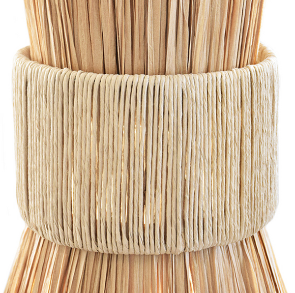 Pax Rafia Hourglass Pendant Light