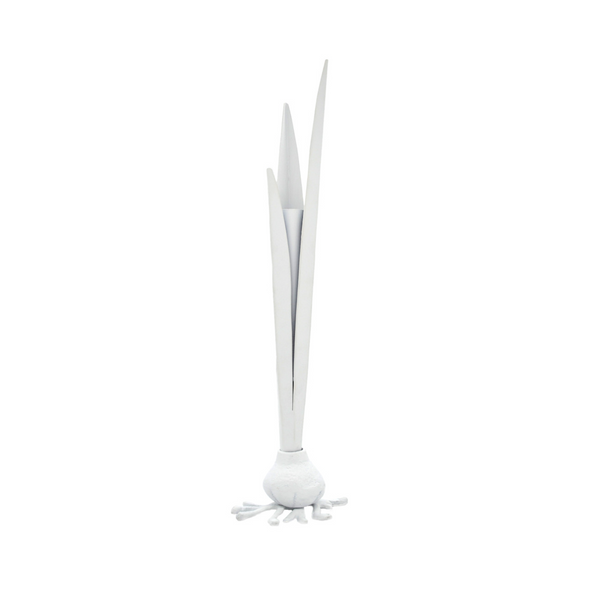 Garlic White Bud Vase