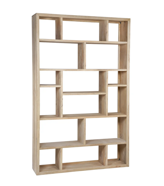 Neoteric Mango Wood Bookcase w/Open Shelving - Matthew Izzo Collection