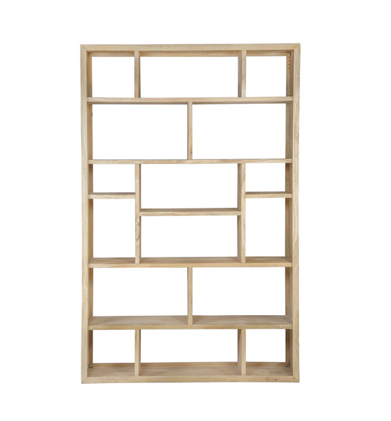 Neoteric Mango Wood Bookcase w/Open Shelving - Matthew Izzo Collection