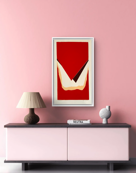 Barbara Beck 1970 Screen Print on Paper - Signed