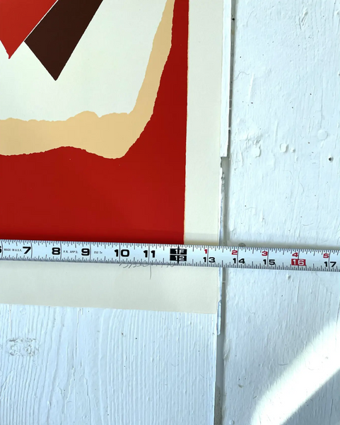 Barbara Beck 1970 Screen Print on Paper - Signed