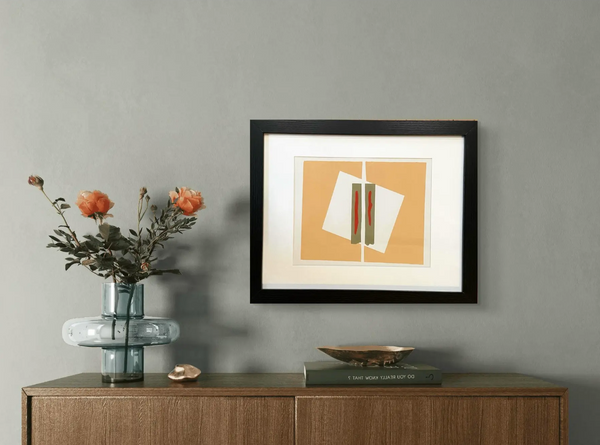 Barbara Beck 1969 Framed and Matted Woodblock Print, Edition of 20