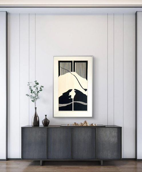 Barbara Beck 1975 Matted Woodblock Print on Paper - Original Mat