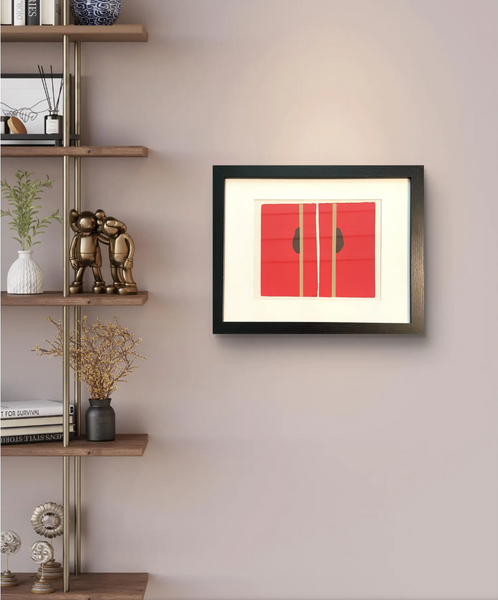 Barbara Beck 1969 Framed and Matted Screen Print on Paper, Edition of 20 in Black Wood Frame