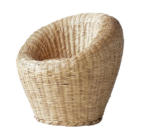 Modern Rattan Club Chair - Matthew Izzo Collection
