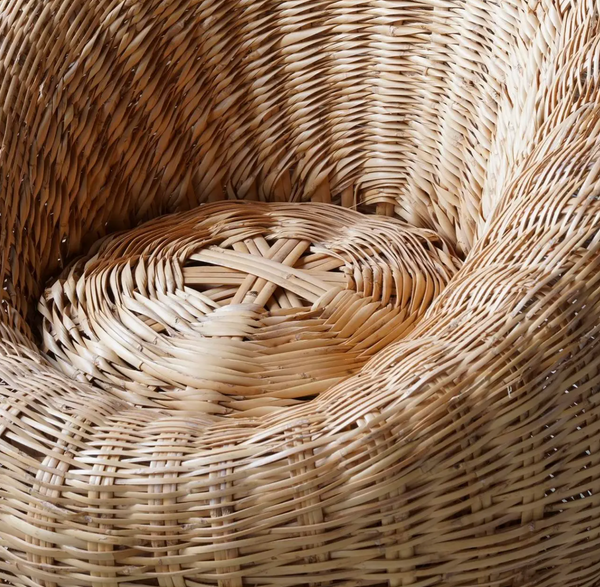 Modern Rattan Club Chair - Matthew Izzo Collection