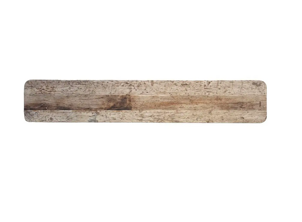 Rustic Upcycled Wood & Iron Bench - Matthew Izzo Collection