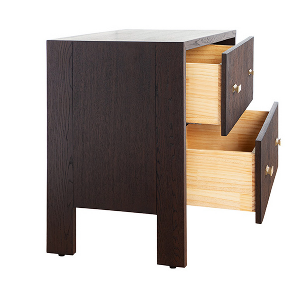 Andre Two Drawer Side Table - Three Finish Options