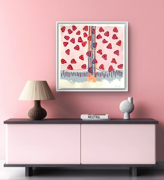 Barbara Beck 2007 Abstract Watercolor Painting on Paper