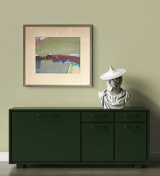 Barbara Beck 1962 Oil Painting on Board - Original Frame