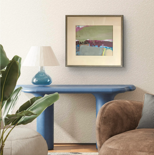 Barbara Beck 1962 Oil Painting on Board - Original Frame