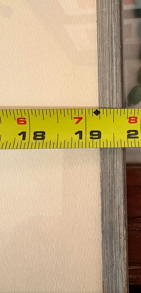 Barbara Beck 1962 Oil Painting on Board - Original Frame