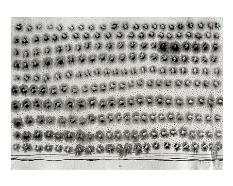 Barbara Beck 1970s Abstract Watercolor Painting on Paper