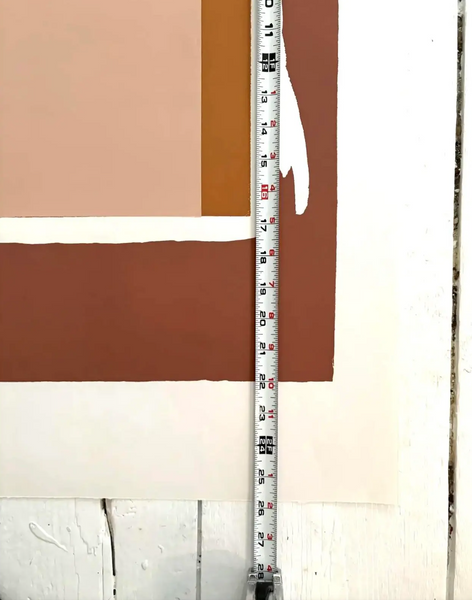 Barbara Beck 1971 Mid Century Modern Screen Print on Paper - Authorized