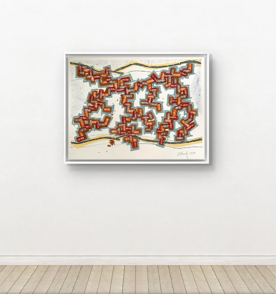 Barbara Beck 1993 Abstract Watercolor on Paper