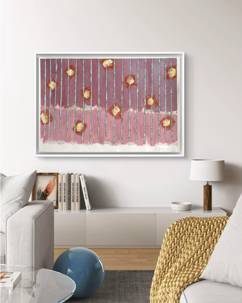 Barbara Beck 1988 Abstract Watercolor Painting on Paper