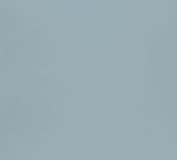 Lanister Matte Light Blue Lacquer Square Back Dining Chair with White Performance Linen Back & Seat
