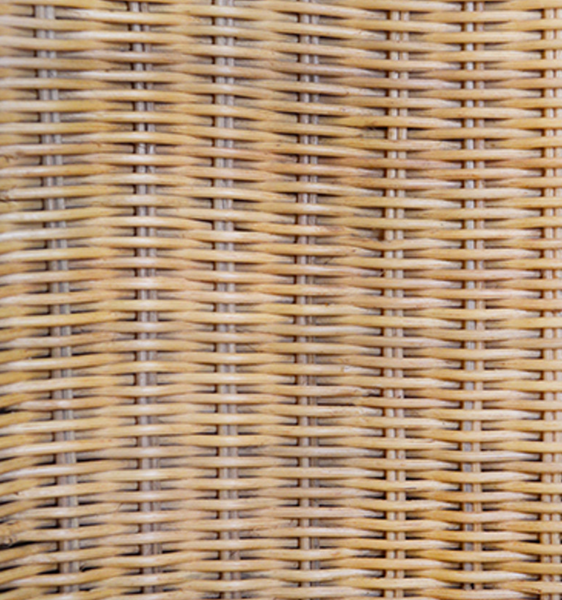 Giza Rattan Three Leg Lounge Chair With Ivory Performance Linen Cushion