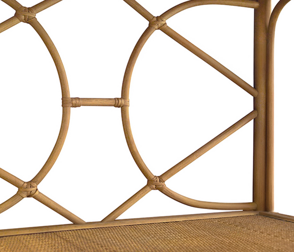 Danielle Natural Rattan Multi Shelf Etagere