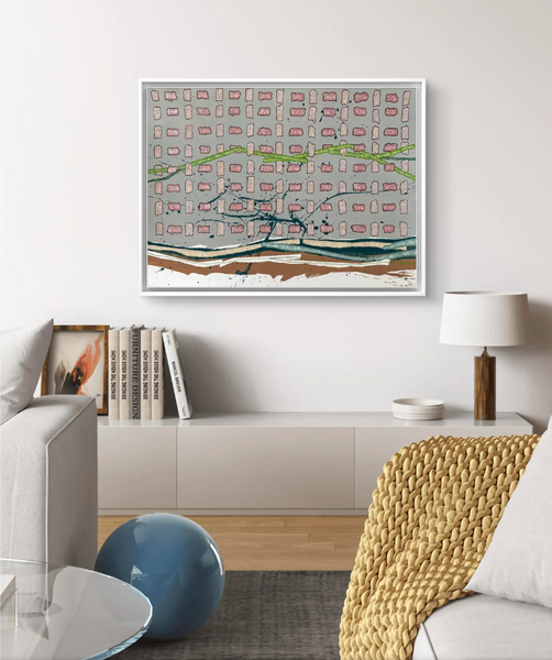 Barbara Beck 2009 Abstract Watercolor Painting on Paper