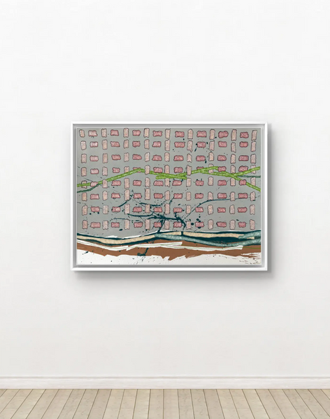 Barbara Beck 2009 Abstract Watercolor Painting on Paper